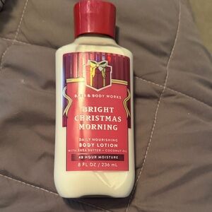 NEW Bath & Body Works Bright Christmas Morning Body Lotion - Red and White